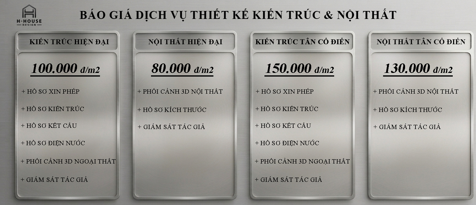 Báo giá thiết kế